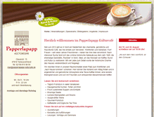 Tablet Screenshot of papperlapapp-kulturcafe.de
